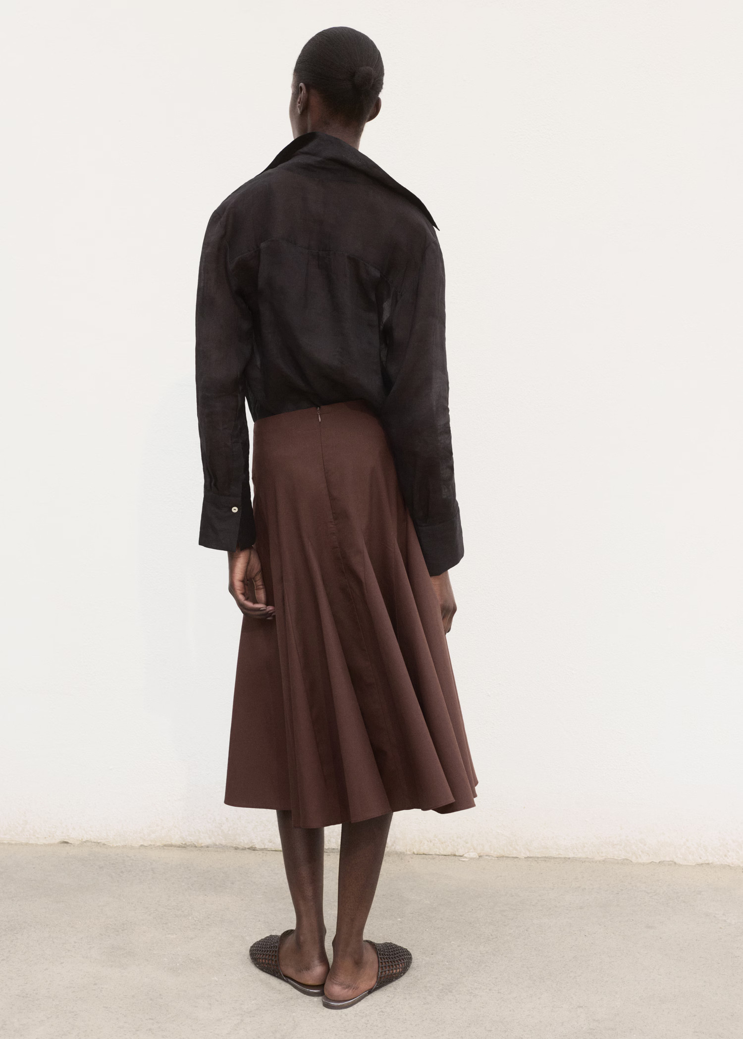 Pleated midi-skirt - Women | MANGO USA | Mango (US/MX/AU)