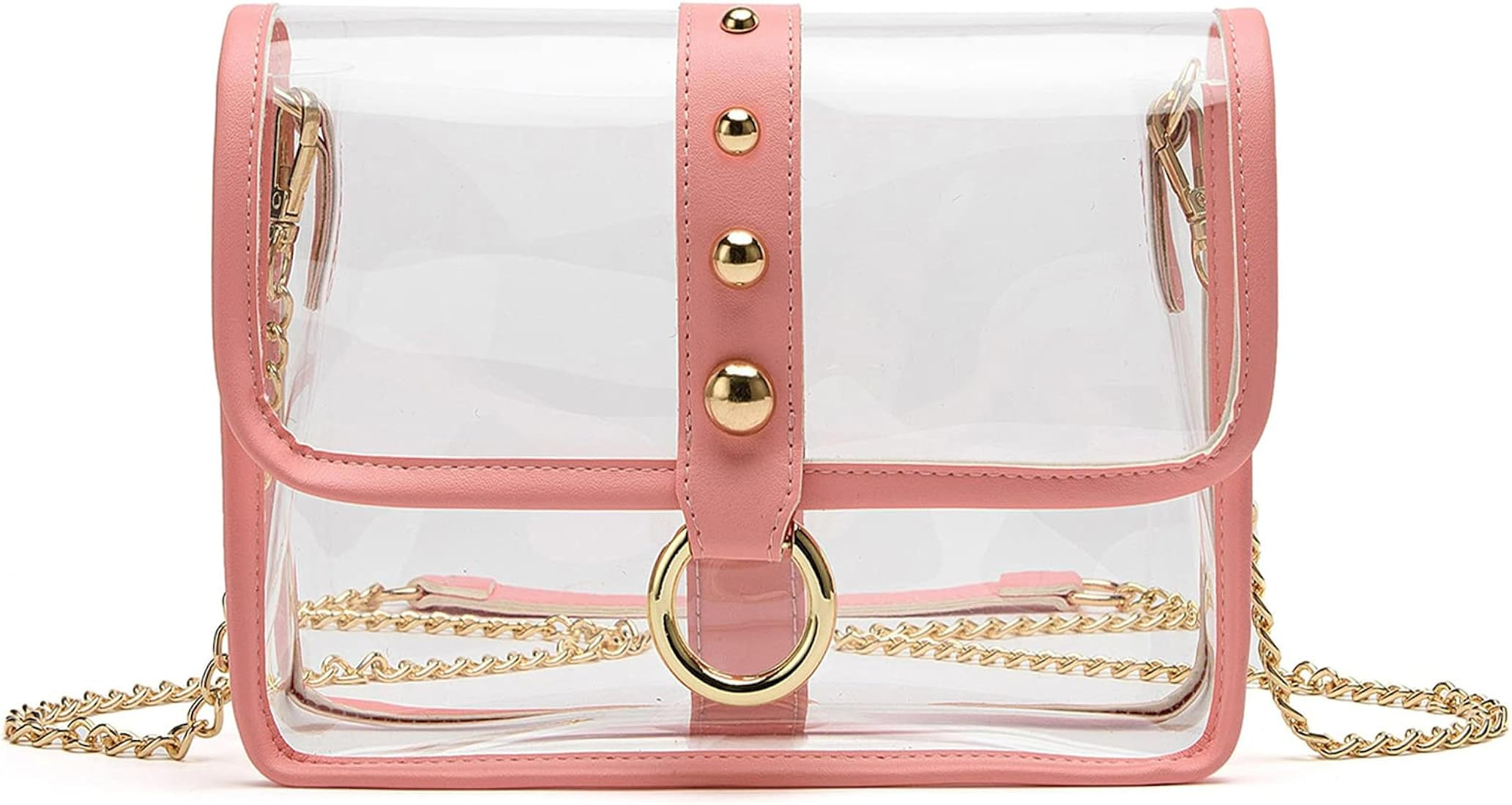 KUI WAN Clear Bag Stadium Approved,Clear Purse for Women Clear Crossbody Bag for Sport Event Conc... | Amazon (US)