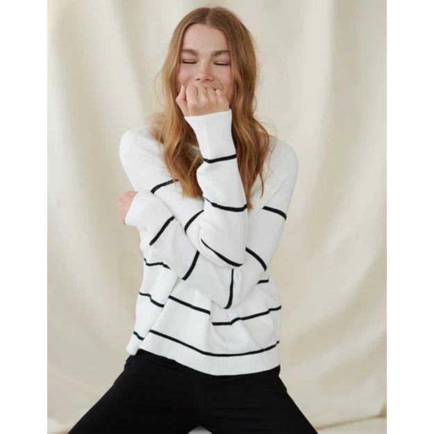 Cotton Stripe Sweater | The White Company (UK)
