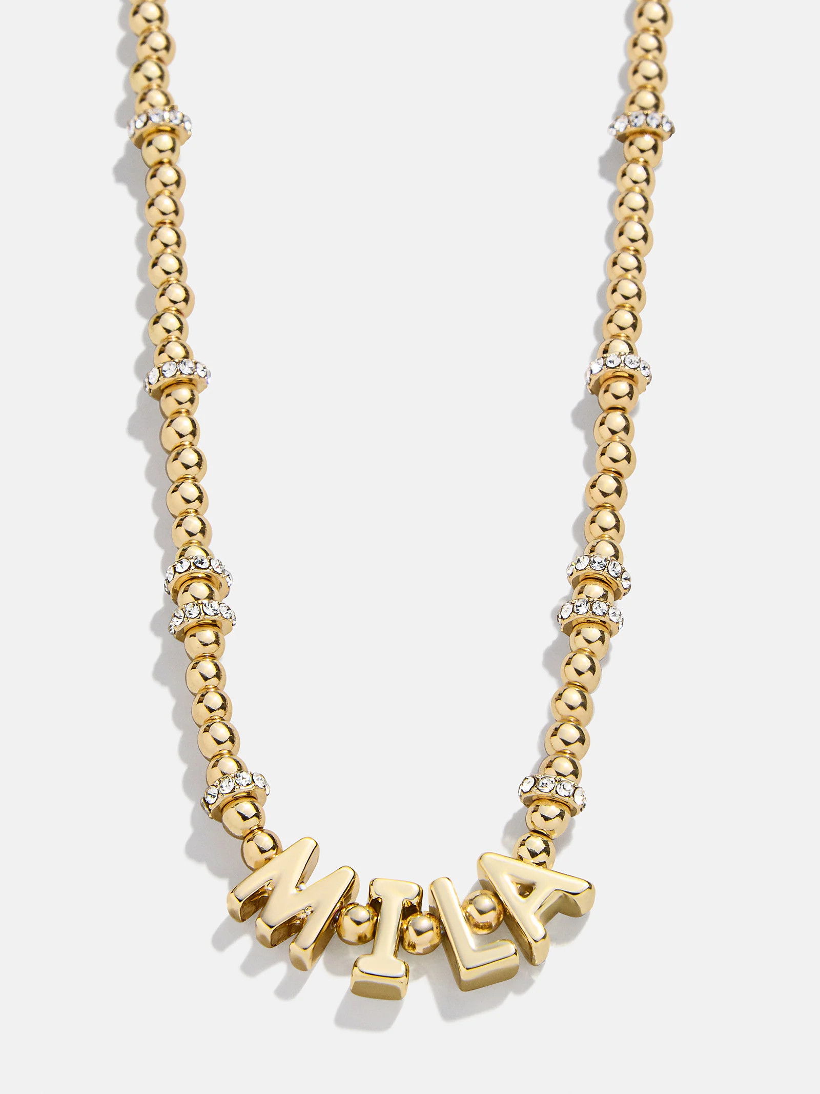 Pisa Kids' Custom Nameplate Necklace - Gold | BaubleBar