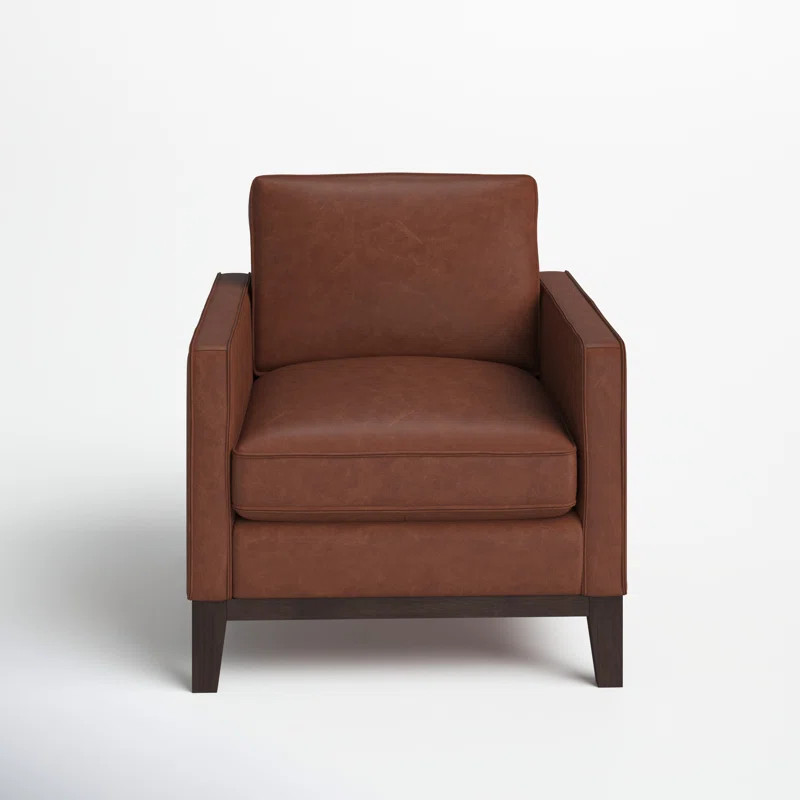 Cascades Genuine Leather Armchair | Wayfair North America