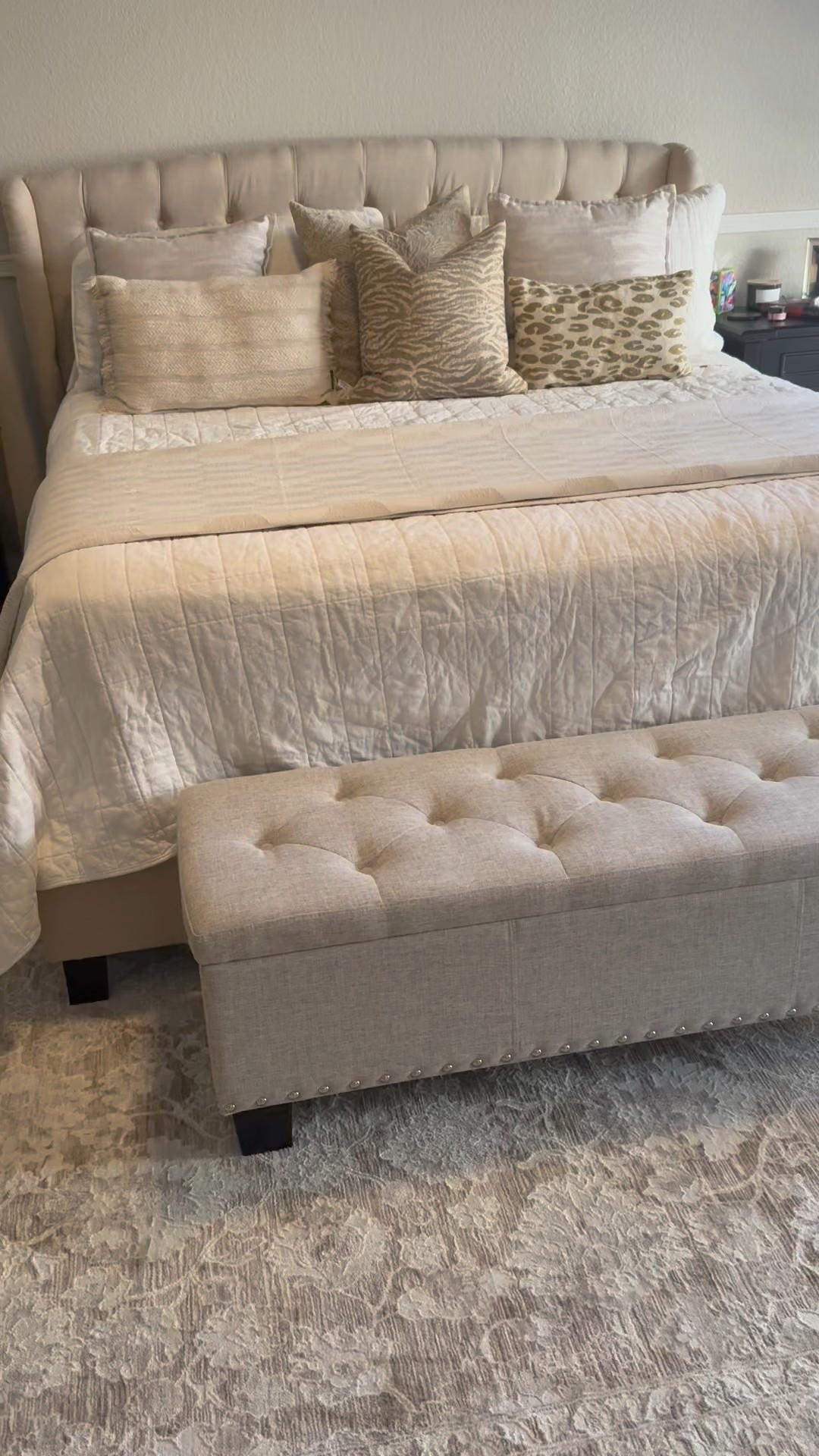 Bedding on sale!!  Shop my upholstered bed and bench!!

#LTKSaleAlert #LTKHome
