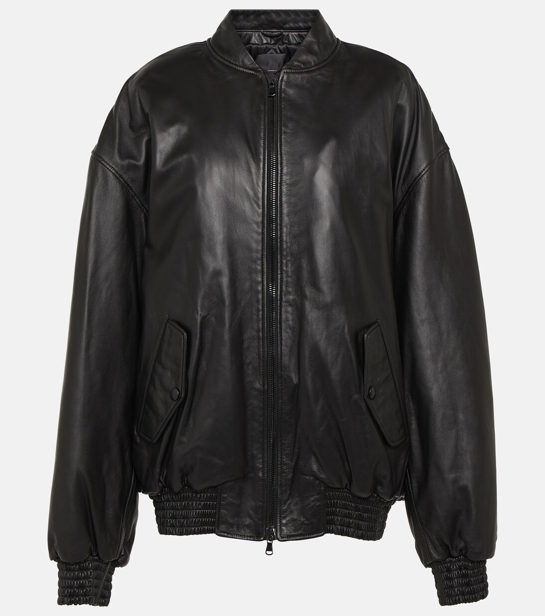 Leather bomber jacket | Mytheresa (UK)