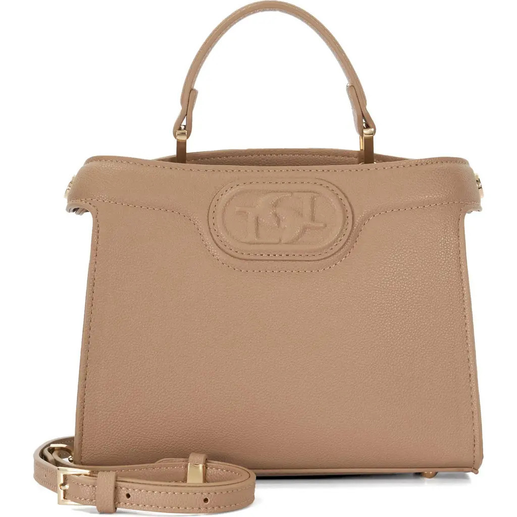 Dune London Daily Faux Leather Top Handle Bag in Taupe at Nordstrom | Nordstrom