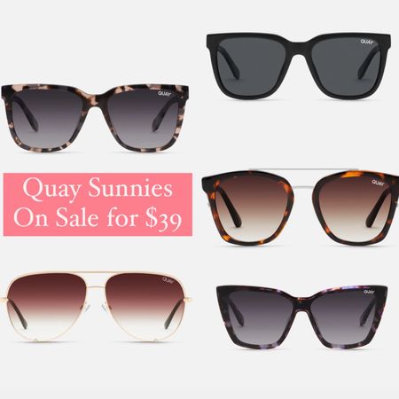 Quay sunglasses on sale for $39 summer, beach, vacation, summer style, sunglasses 

#LTKswim #LTKfindsunder50 #LTKsalealert