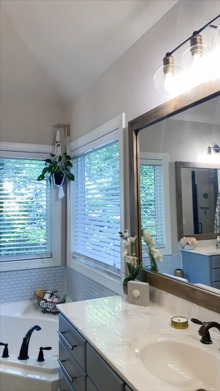I’m so happy I tackled my master bathroom earlier this year. The transformation has completely exceeded my expectations. 

Amazon Decor 
Sherwin Williams Paint
Urban Ambiance Lighting
Amerock Hardware 

#LTKSaleAlert #LTKHome
