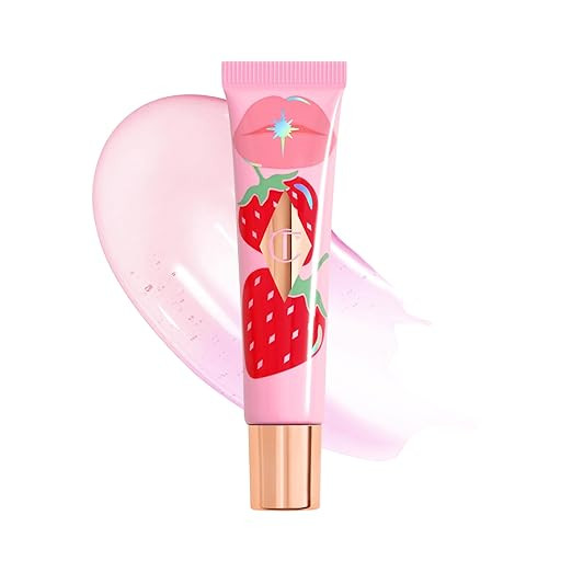 Charlotte Tilbury Healthy Glow Nectar Lip Oil - Sheer Tinted Lip Gloss Oil with Hyaluronic Acid &... | Amazon (US)
