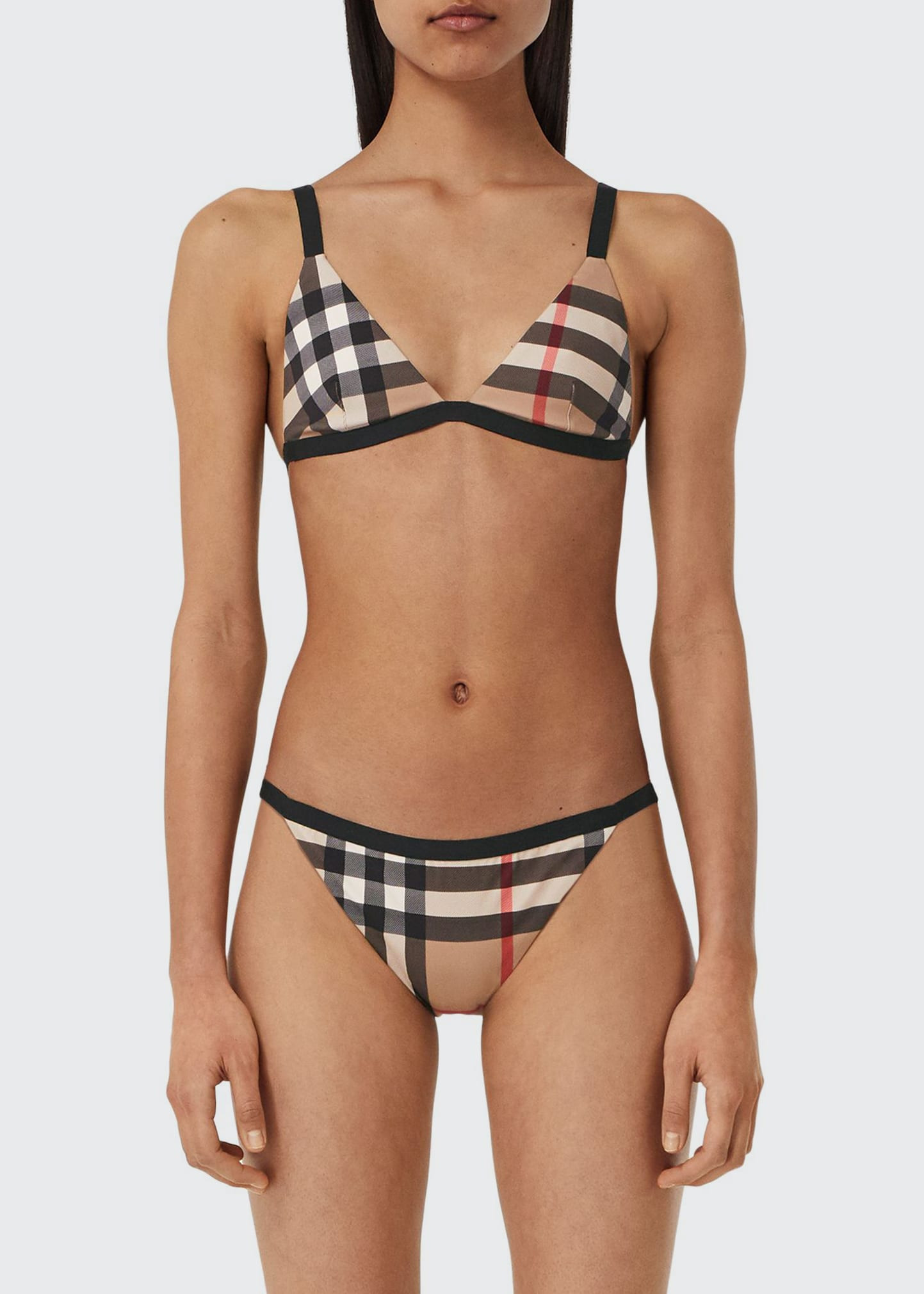 Loing Check Two-Piece Bikini Set | Bergdorf Goodman