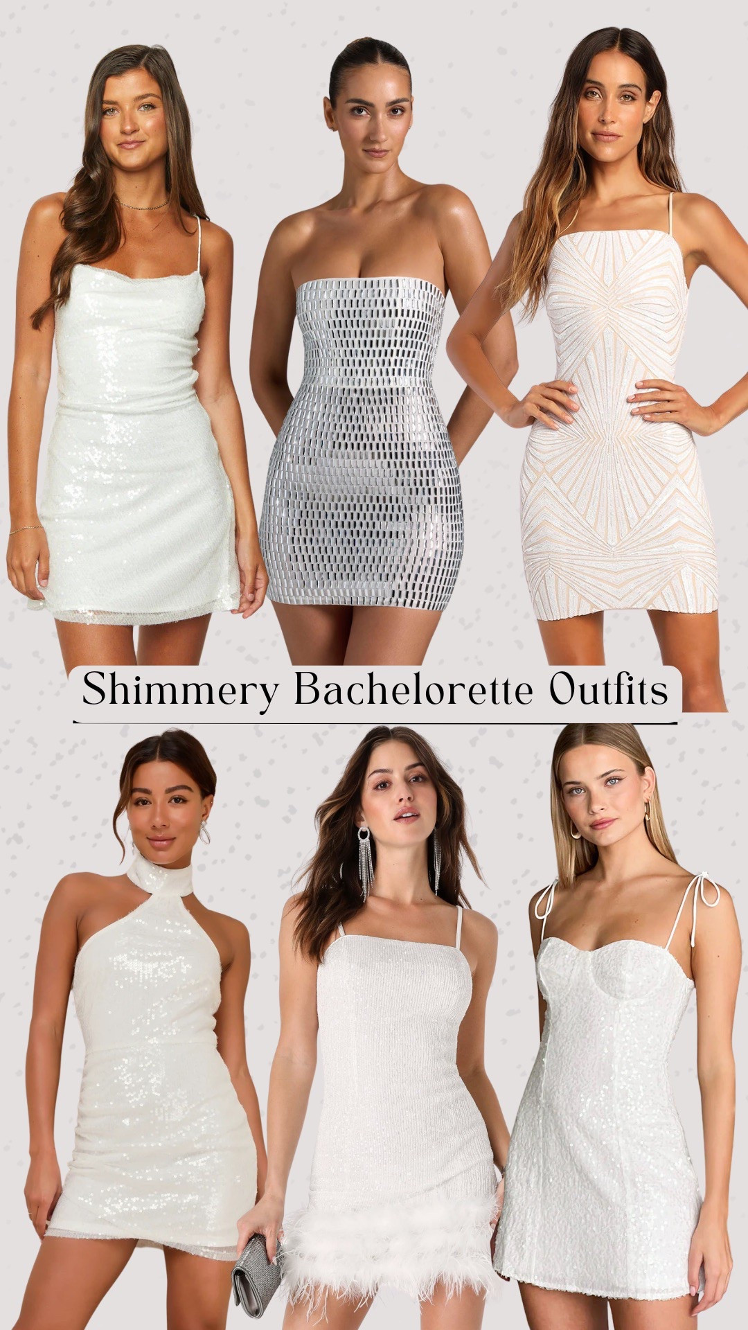 Shimmery Bachelorette Outfits | Metallic Going Out and Bridal Vacation Outfit Ideas

Shine bright all night in these shimmery and metallic going out outfits! Perfect for the bride-to-be, these bachelorette outfits double as a glam vacation outfit or a fun twist on traditional bridal outfit ideas. Get ready to sparkle wherever you celebrate! #BacheloretteStyle #GoingOutOutfits #BridalLooks

#LTKSeasonal #LTKSummerEdit #LTKWedding