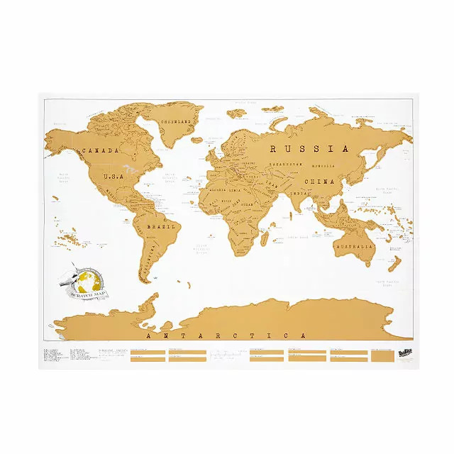 Scratch Map | UncommonGoods