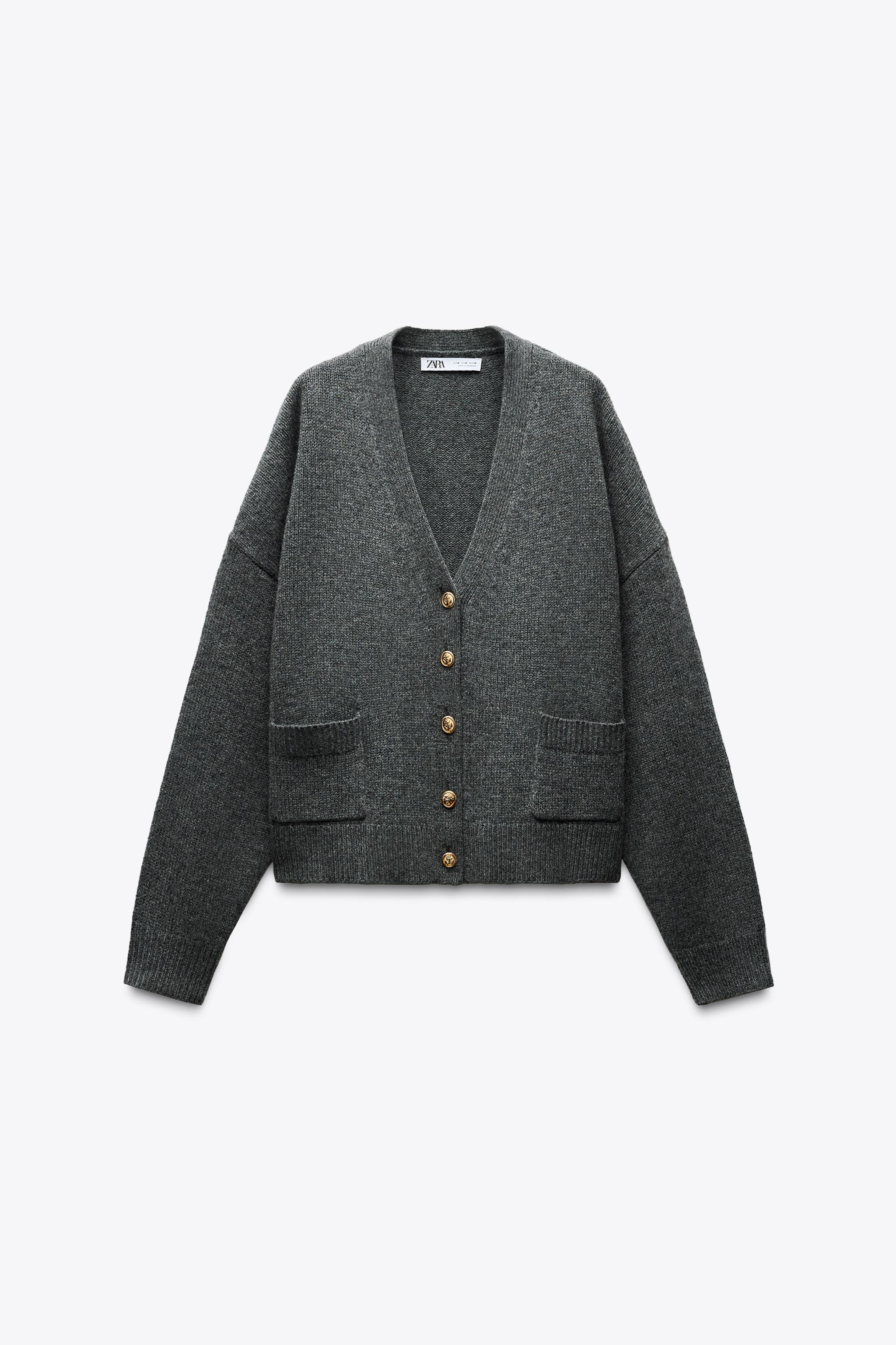 100% WOOL JACKET WITH GOLD BUTTONS | Zara UK