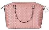 Gucci Soft Pink Leather GG Guccissima Signature Tote Satchel Bag | Amazon (US)