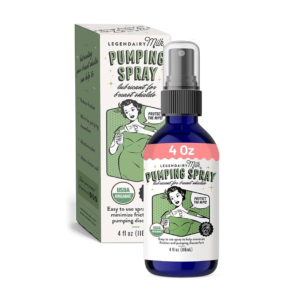 Legendairy Milk Pumping Spray 4 oz., Helps Sore Nipples & Clogged Ducts, Organic Lubricant for Br... | Amazon (US)