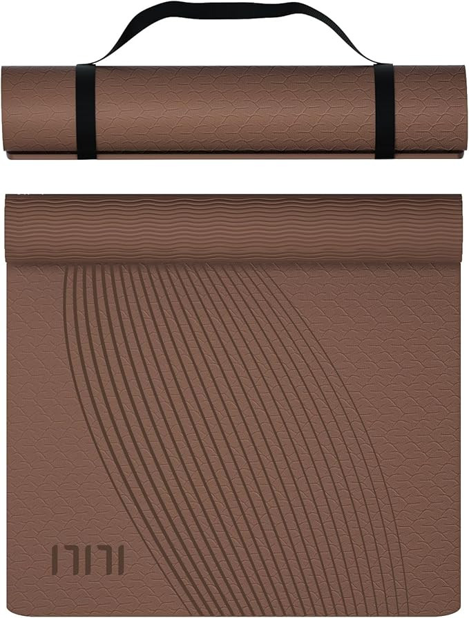 ILILI Yoga Mat, 72x25×0.3 Inch, Non-Slip, TPE Exercise Mat, Tear-Resistant, Fitness Yoga Mat wit... | Amazon (US)