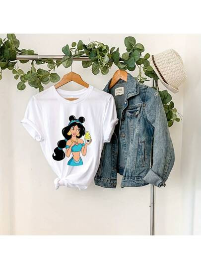 Jaine Shirt, Jaine Princess Shirt, Jaine And  Shirt,  Princess Shirt, Land Princess Shirt | SHEIN
