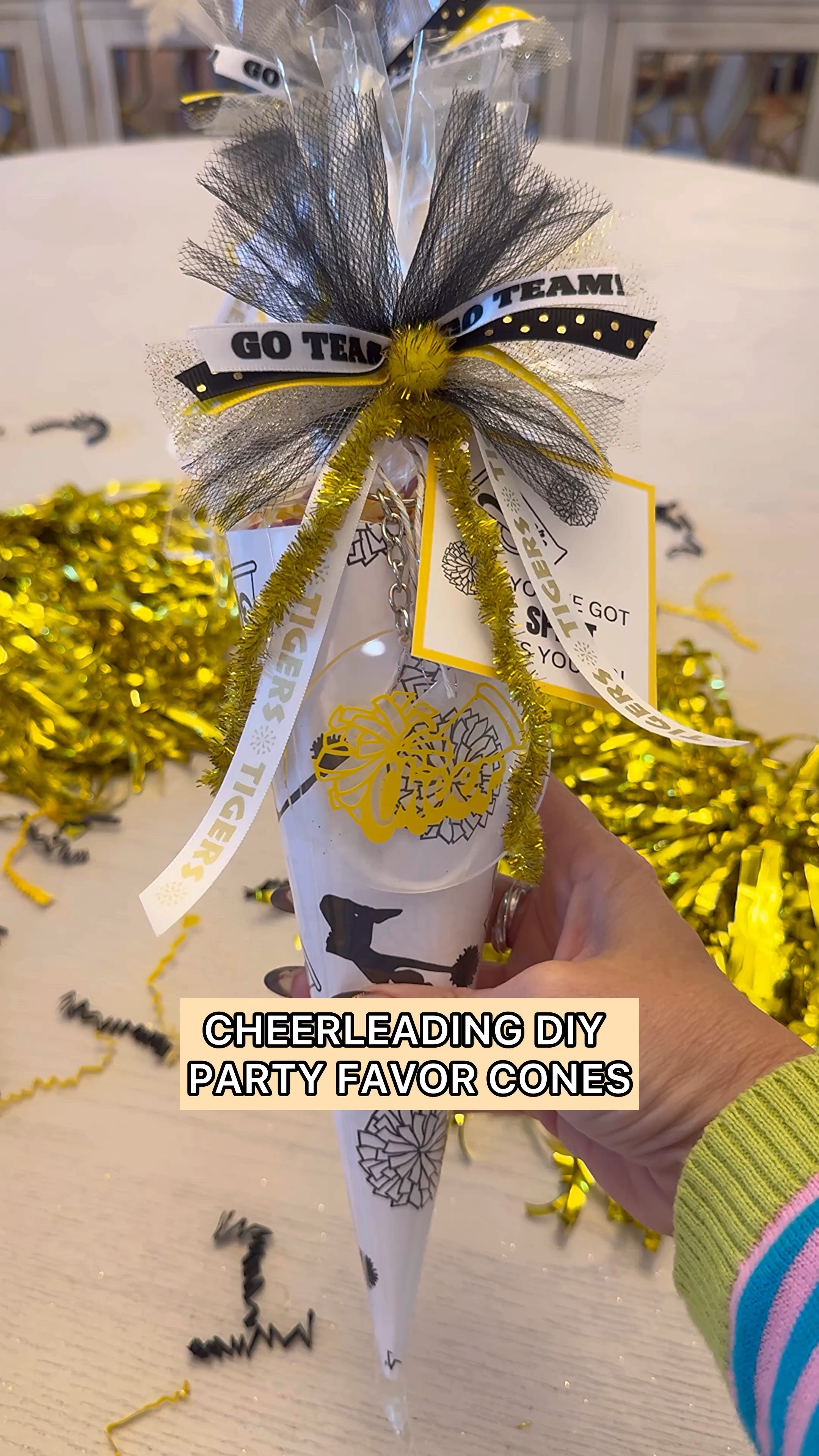 These DIY Cheerleading Party Favor cones are bringing all the spirit!📣

#LTKFamily #LTKSeasonal #LTKParties