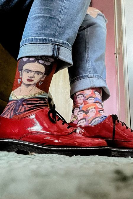 #socks #colorful #socks #Butterfly #Frida #Kahlo #SHEIN X #Graphic #CrewSocks #trends 

#LTKunder50 #LTKeurope #LTKstyletip