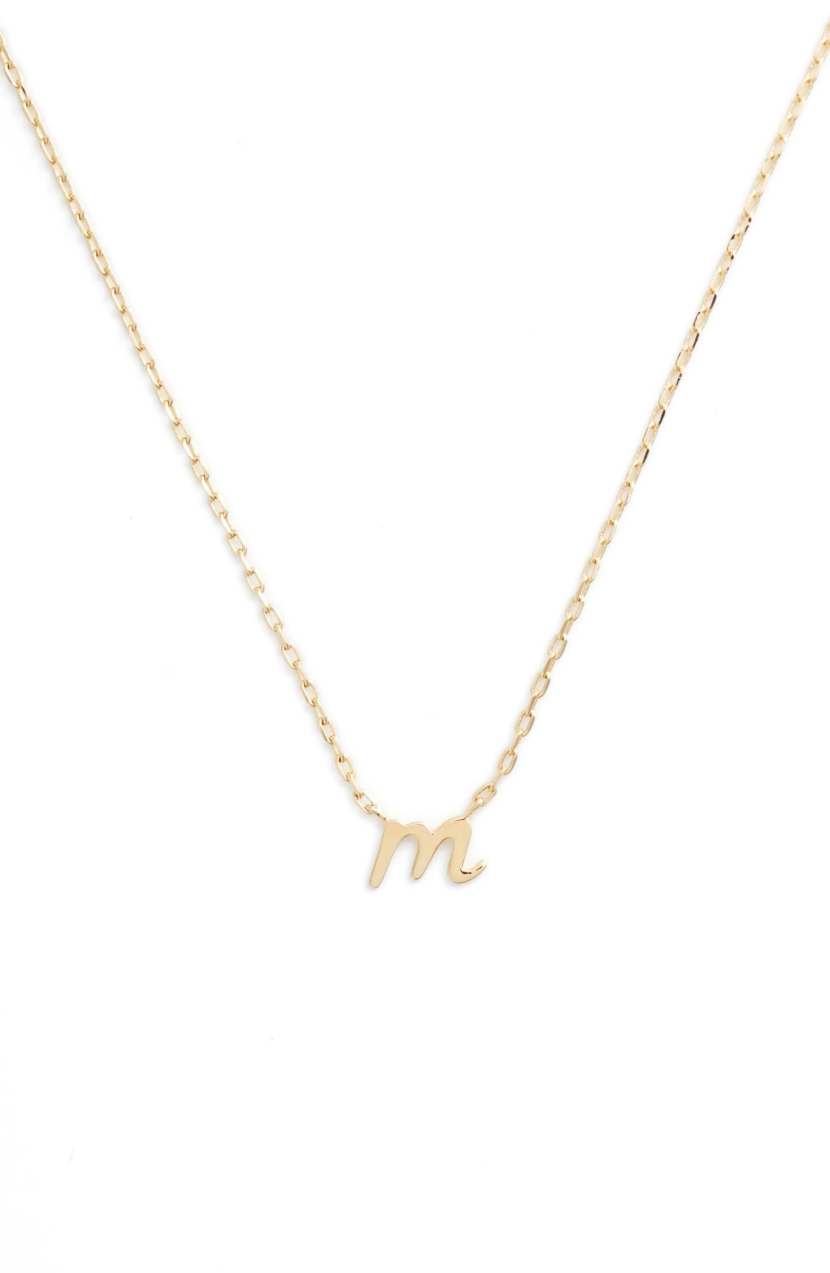 kate spade one in a million initial pendant necklace | Nordstrom