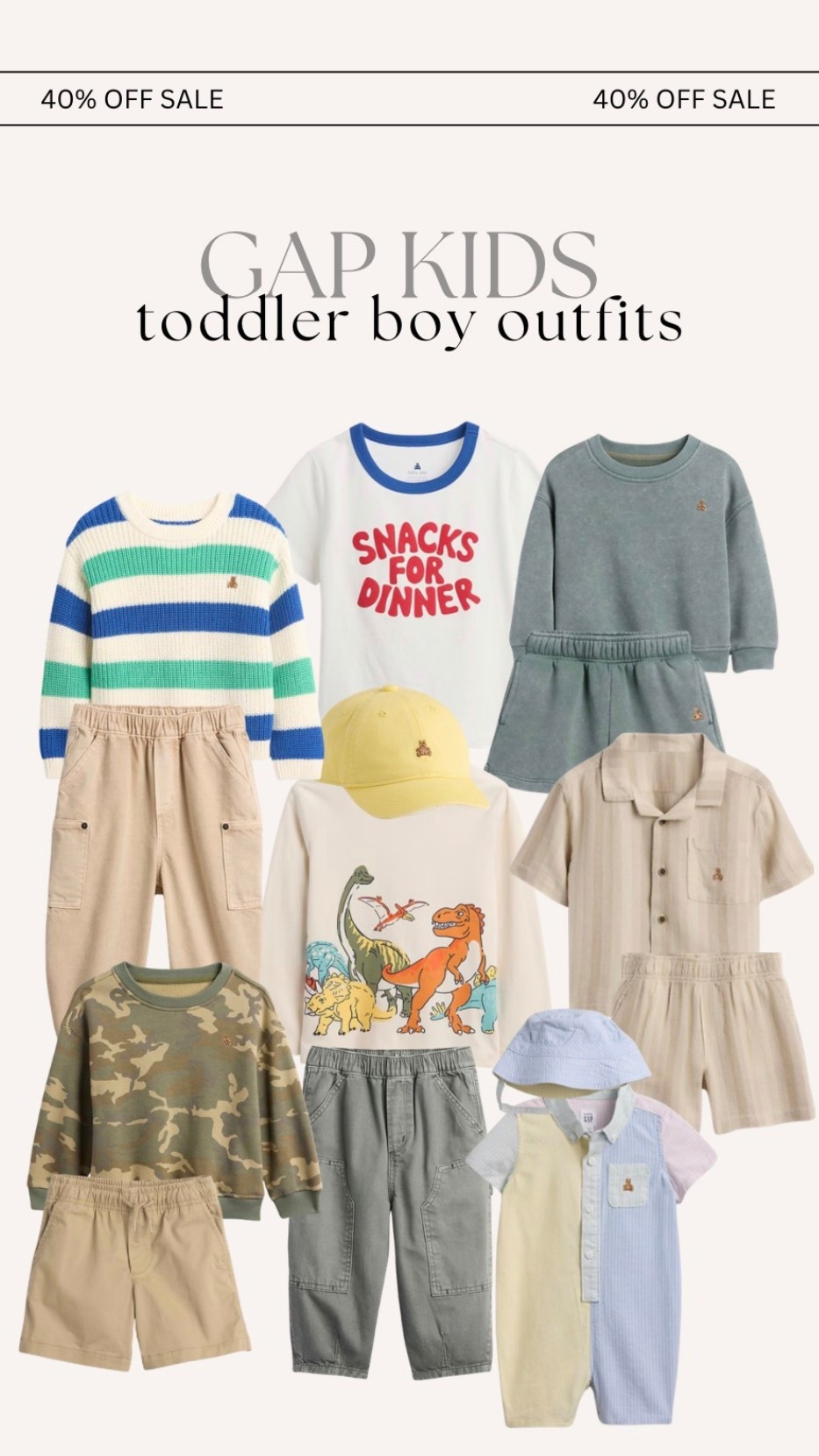 Gap baby/toddler boy new spring outfits now 40% off sale! 

#toddlerboy #gapkids #toddlerfinds #toddlerboyspringoutfits #springstyle #toddlerspringstyle #gapfinds #gapsale #toddlerboy #toddlers #babyboy #babyboyoutfits #toddlerboyeaster #babyboysets #toddlerstyle 

#LTKBaby #LTKKids #LTKSpringSale