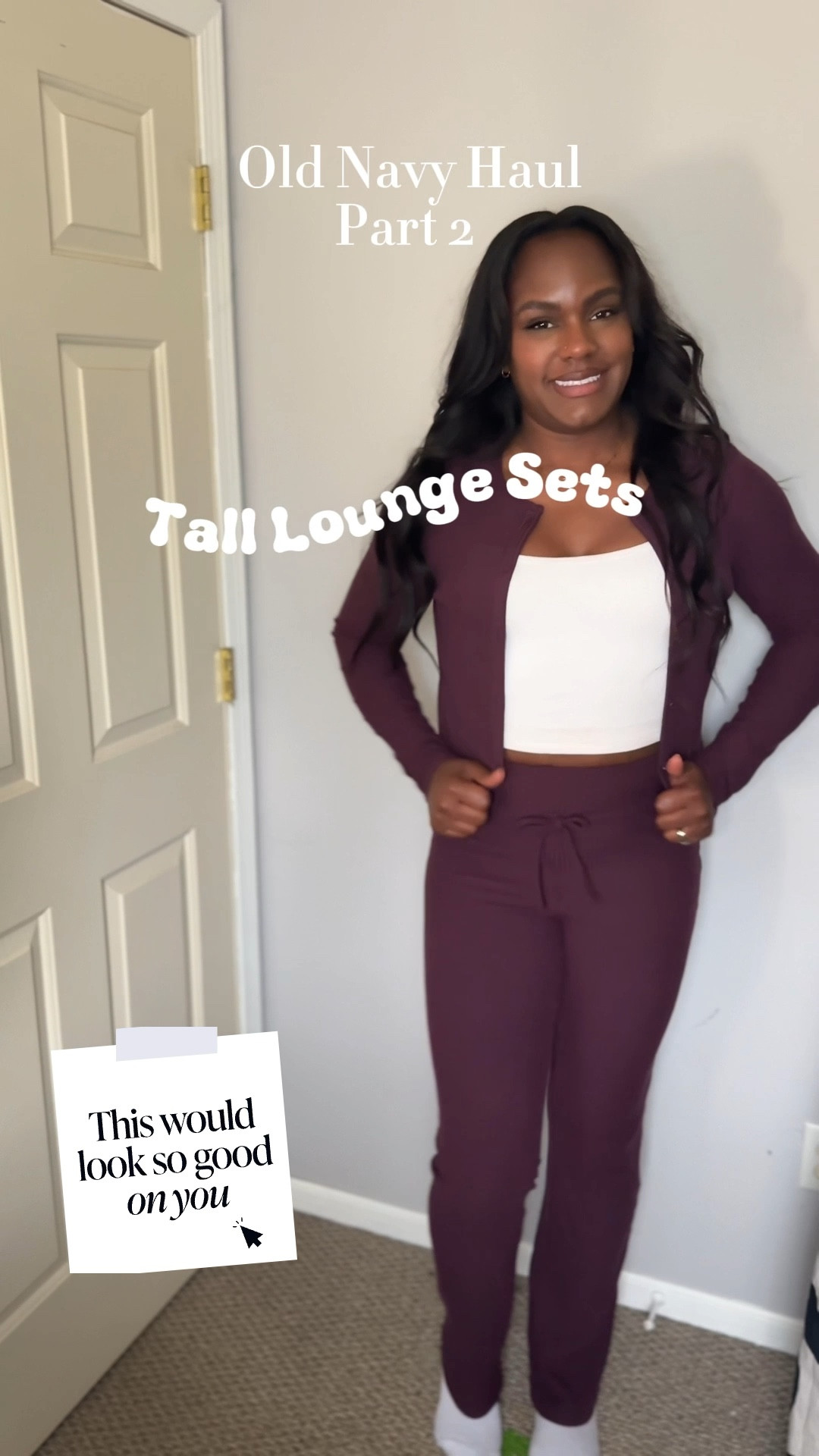 Perfect SAHM/WFH sets! 

📝A few notes: 
✨Sizing: I usually size up but did not and I’m not mad about it. It’s more fitted and I’m good with that. Size up for looser fit, I might size up on the black set to see how it fits. 
✨Length: pants could be one inch longer for me but definitely good for tall baddies. Sleeve length is perfect for me! 
✨Material: kinda prickly not gonna lie, wish it was a bit softer. Maybe after washing🤷🏾‍♀️ Def not made for the dryer. 
✨ Overall: 8/10 #loungeset #workoutset #matchingset #oldnavy #wfh #sahm #workfromhome #cardigan

#LTKMidsize #LTKActive #LTKTall