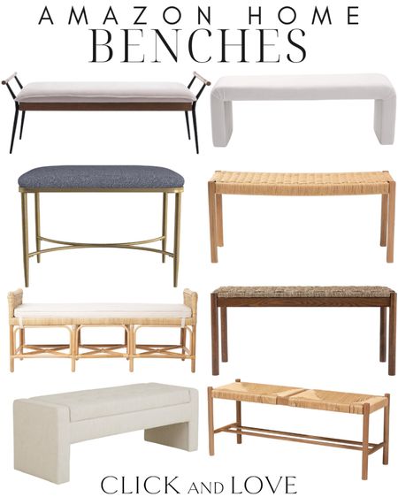 Amazon home benches! Style one of these at the foot of the bed or in an entryway 👏🏼

Home decor, modern home decor, traditional home decor, budget friendly furniture, rattan bench, woven bench, upholstered bench, storage bench, Amazon, Amazon home, Amazon finds, Amazon must haves, Amazon benches, bedroom, living room, dining room, entryway, bedroom benches, bedroom furniture, entryway furniture, budget friendly furniture #amazon #amazonhome

#LTKfindsunder100 #LTKhome #LTKstyletip
