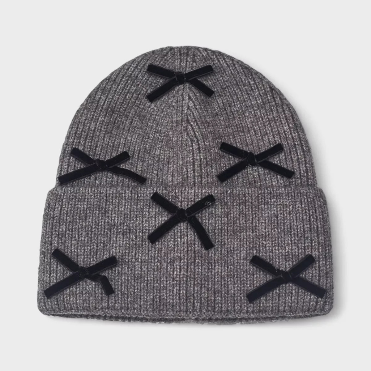 A Little Obsessed Women's Multi Bow Knit Beanie - Soft, Cozy Winter Hat with Bow Accents | Target