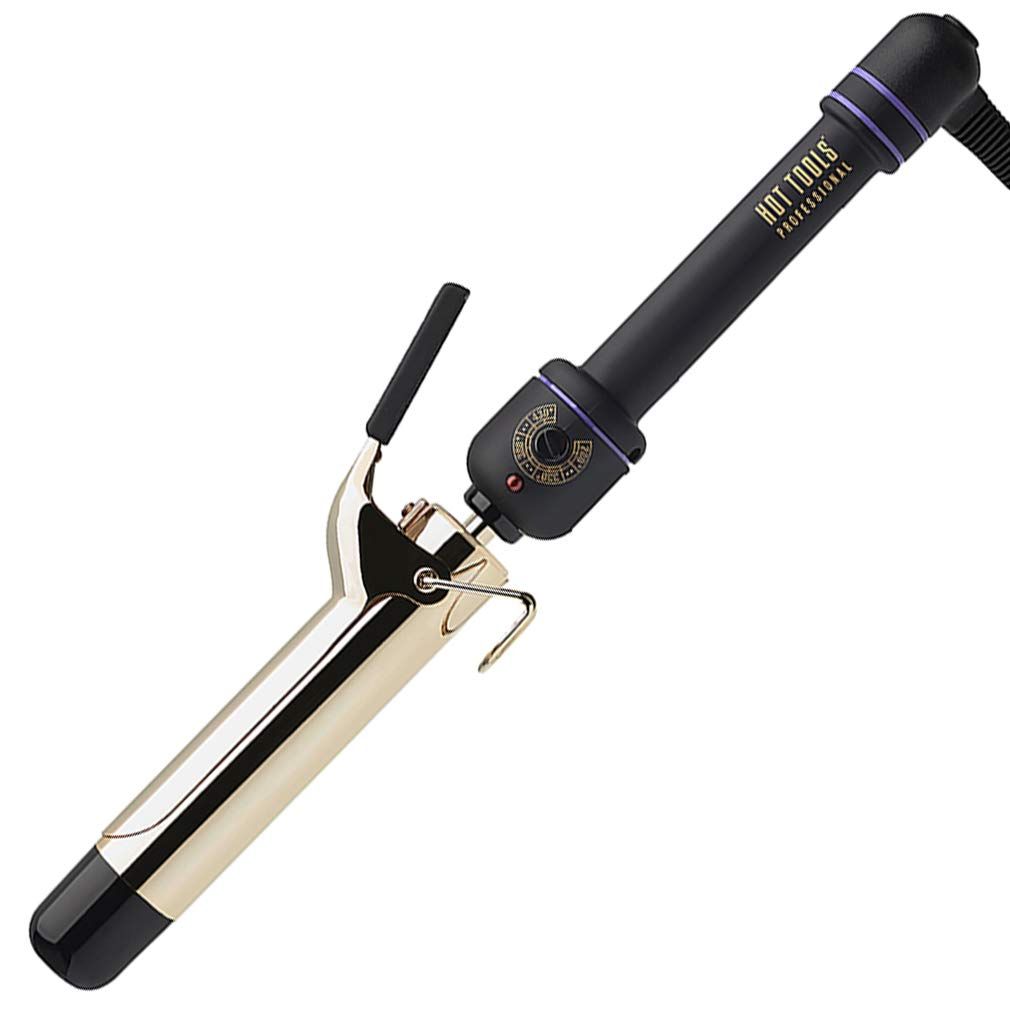 HOT TOOLS Professional 24K Gold Curling Iron, 1-1/4 inch | Amazon (US)