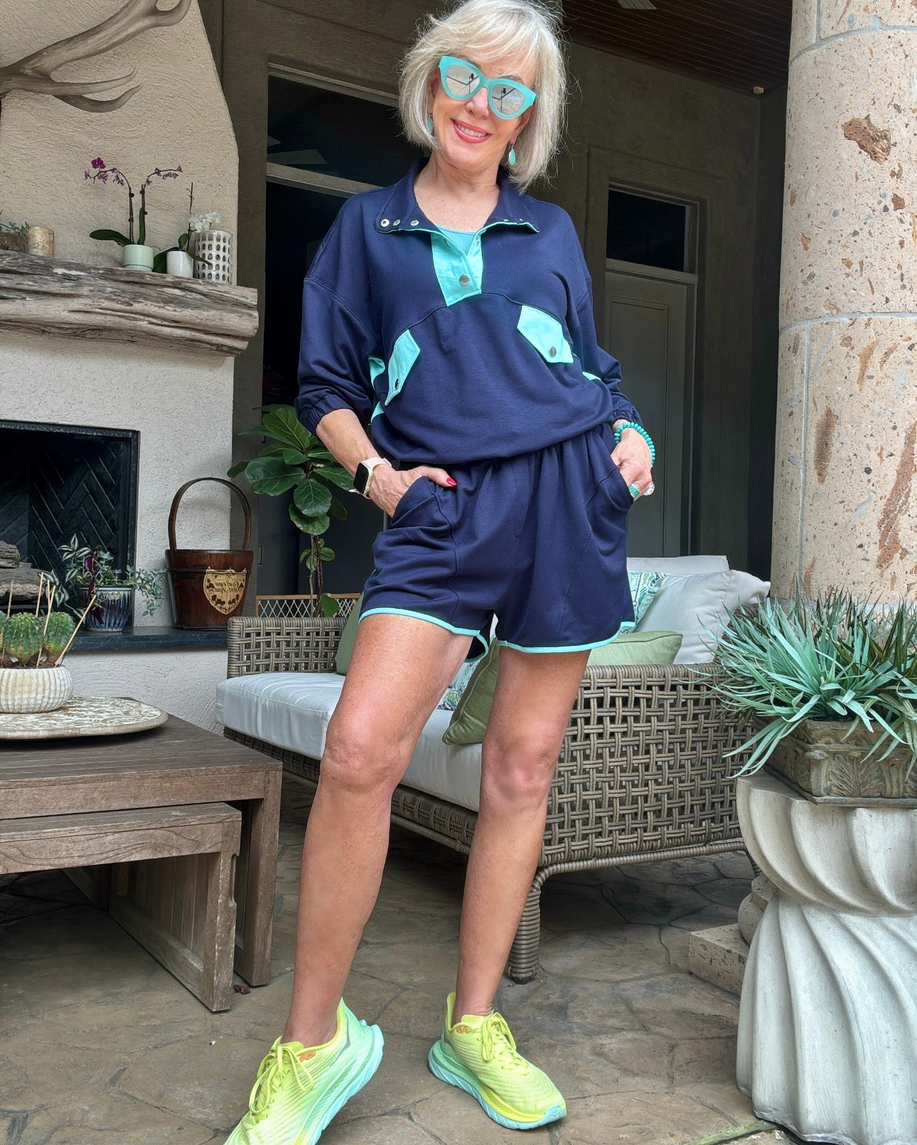 Athleisure Workout Sets for Women Long Sleeve Half Button Pullover Elastic Waist Shorts Slouchy 2 Piece Set with Pockets
Best sneaker in the world by Hoka
Vacation style, summer outfits


#LTKFindsUnder50 #LTKActive #LTKOver40