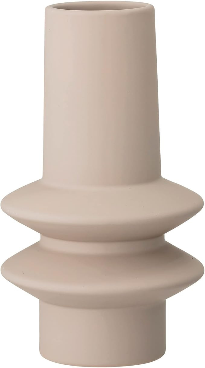 Bloomingville Stoneware Vase, Latex Glaze, Matte Taupe Color | Amazon (US)