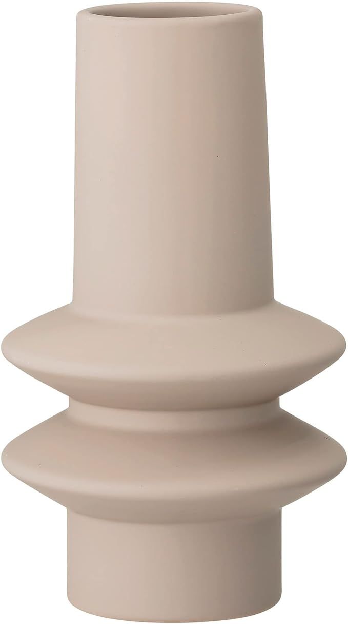 Bloomingville Stoneware Vase, Latex Glaze, Matte Taupe Color | Amazon (US)