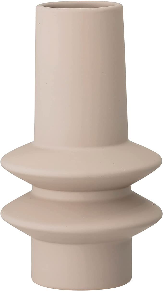 Bloomingville Stoneware Vase, Latex Glaze, Matte Taupe Color | Amazon (US)