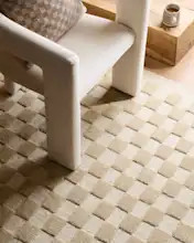 Romy Handwoven Wool Rug in Beige | Quince