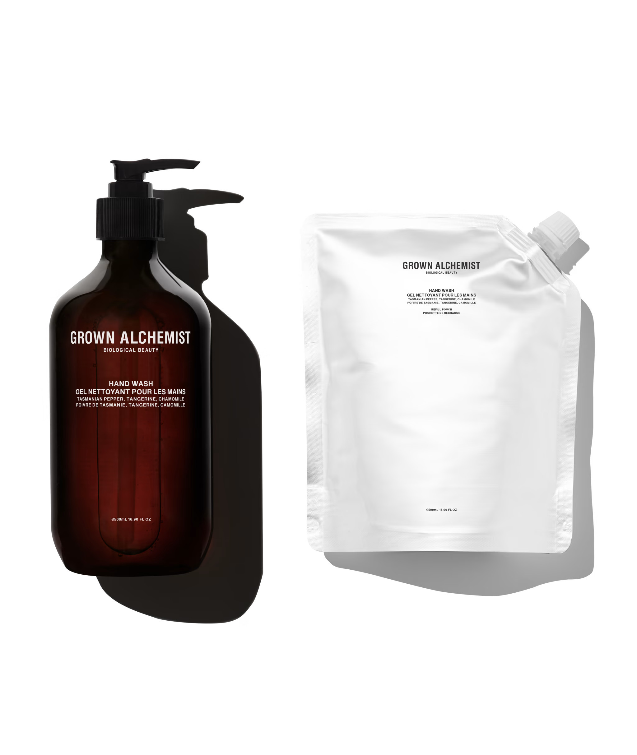 Refillable Hand Wash Kit (Tasmanian Pepper, Tangerine, Chamomile) | Grown Alchemist (US)
