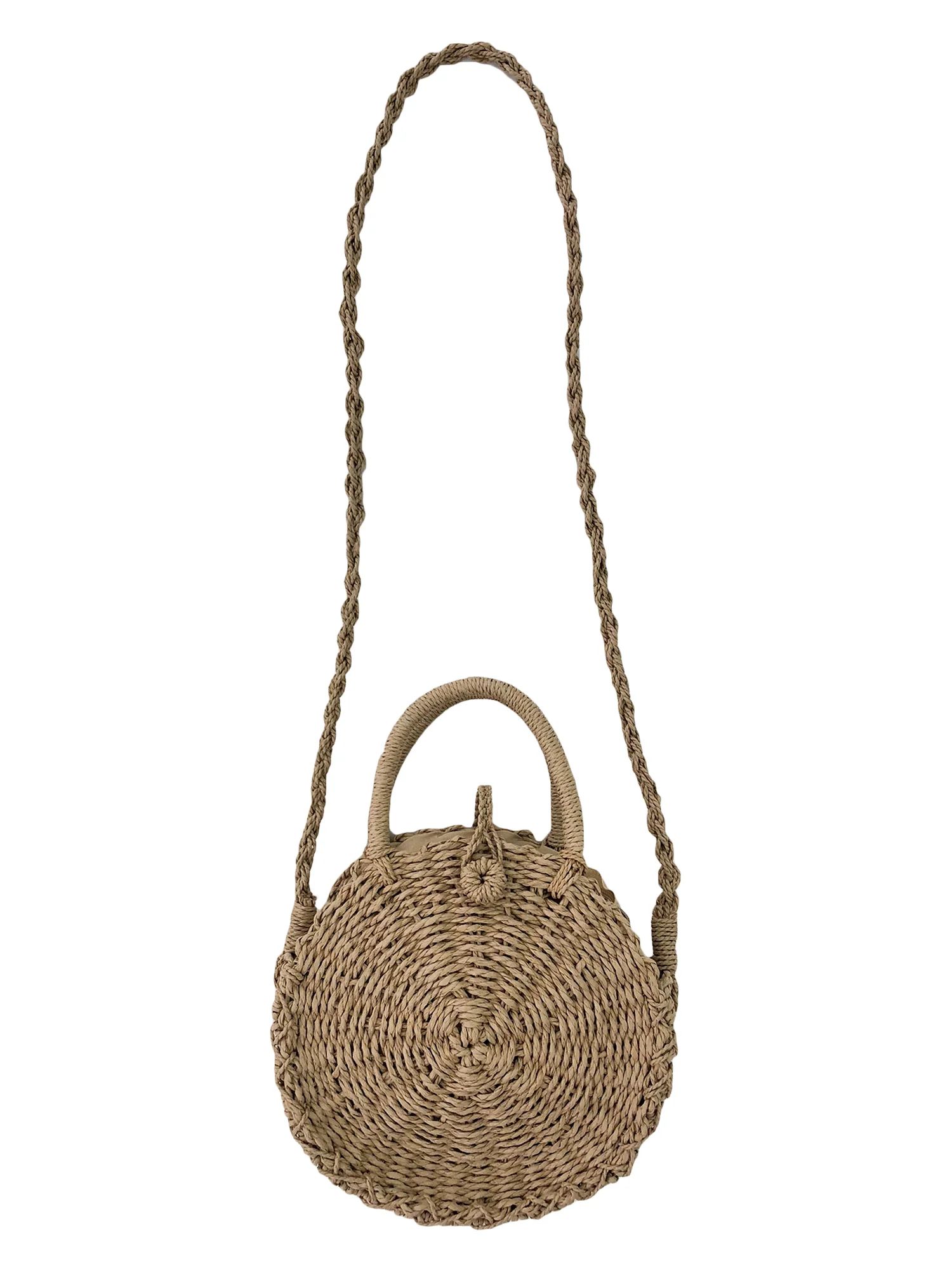 'Sigrid' Ratten Round Bag | Goodnight Macaroon