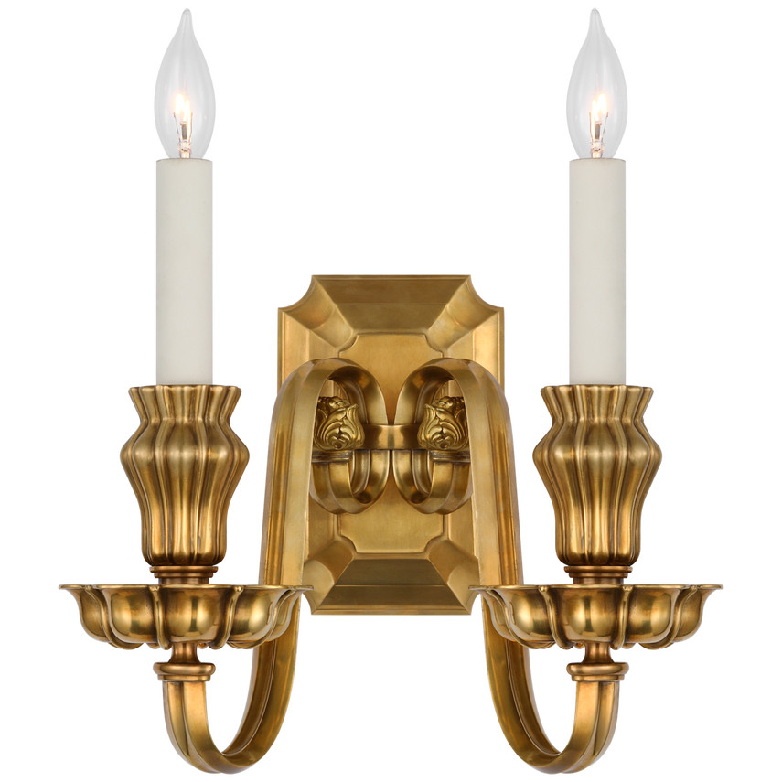 Falaise Double Sconce | Visual Comfort