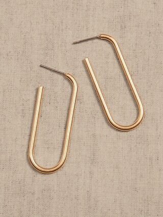 Modern U Earrings | Banana Republic Factory