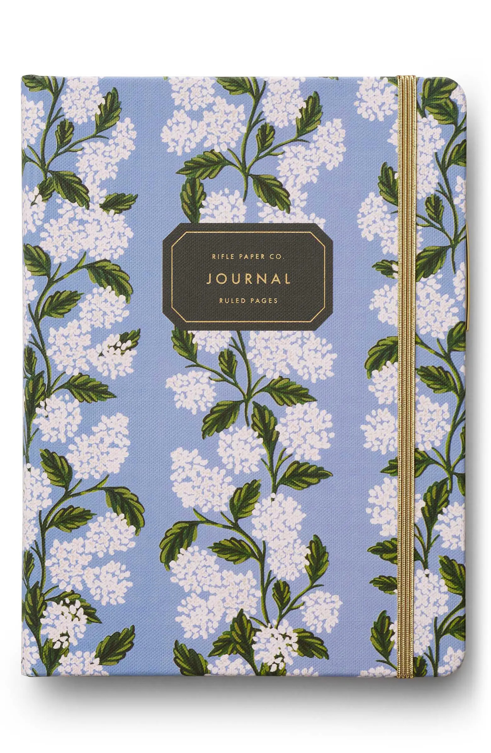 Rifle Paper Co. Hydrangea Canvas Journal with Pen | Nordstrom | Nordstrom