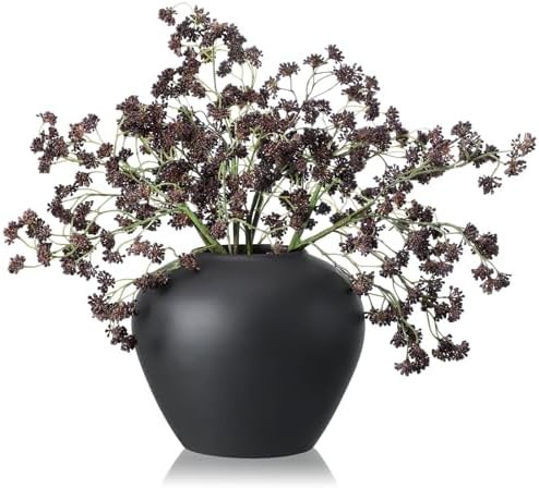 Faux Berry Stems Artificial Dusty Sedum Berry Stems Picks Branches Faux Spray for DIY Holiday Far... | Amazon (US)