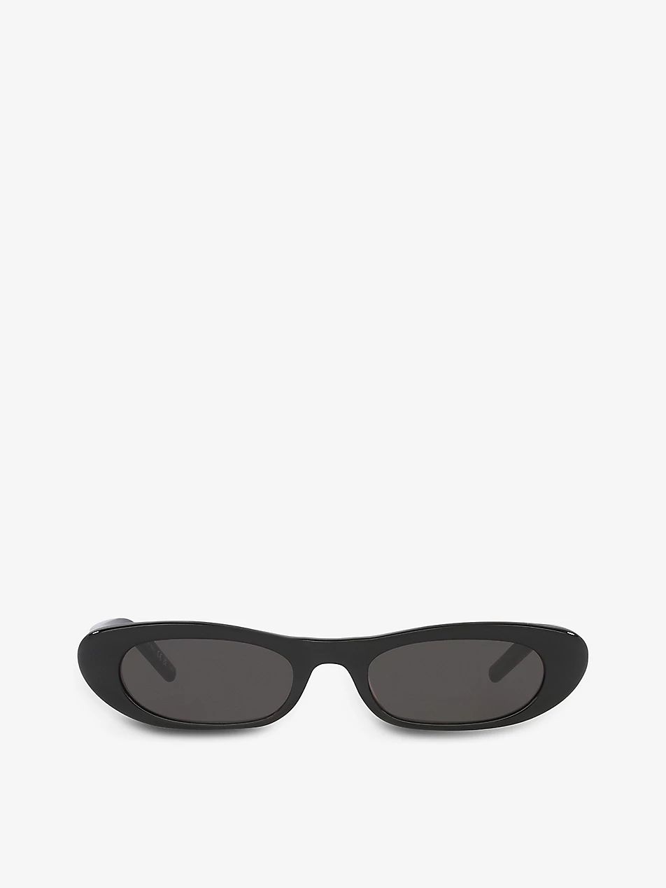 SL557 rectangular-frame acetate sunglasses | Selfridges