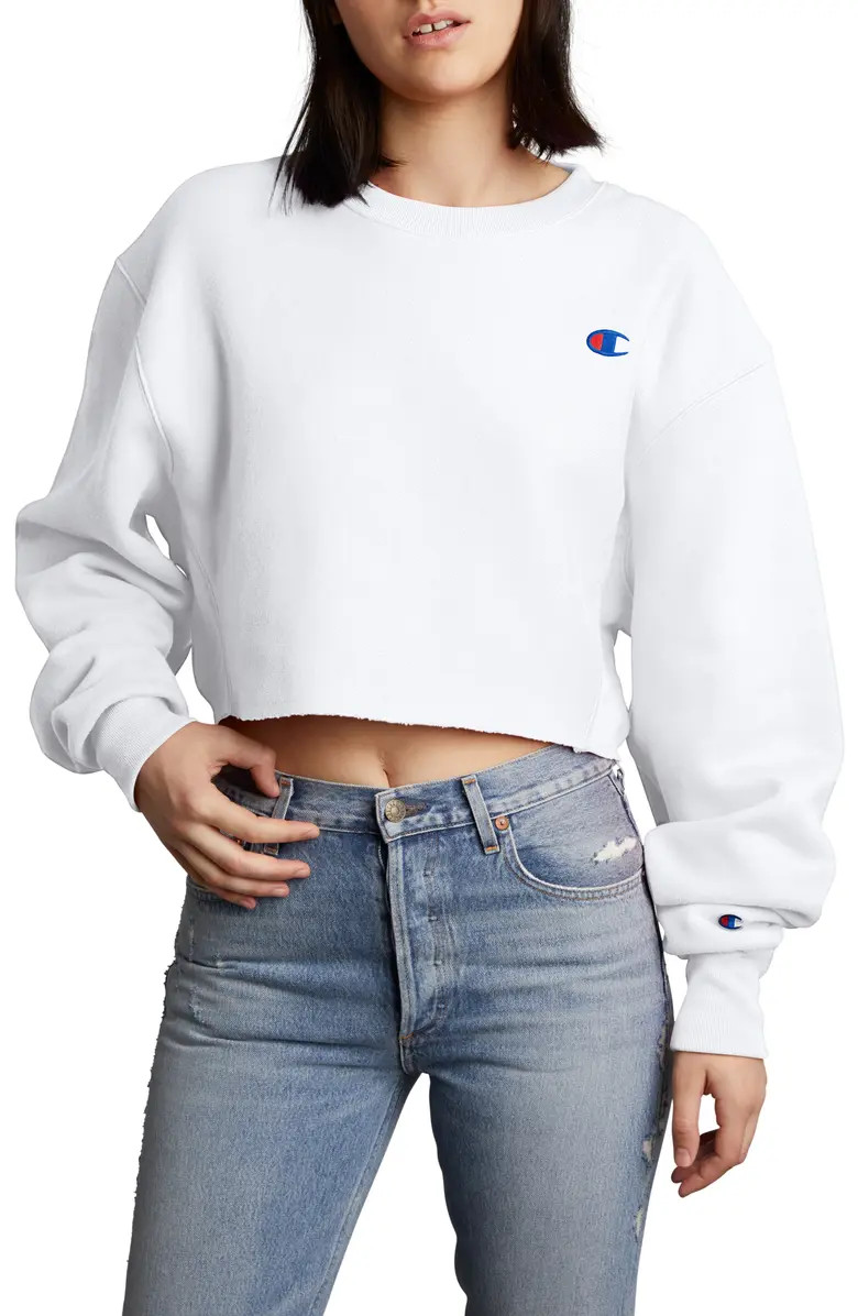 Champion Reverse Weave® Crop Sweatshirt | Nordstrom | Nordstrom
