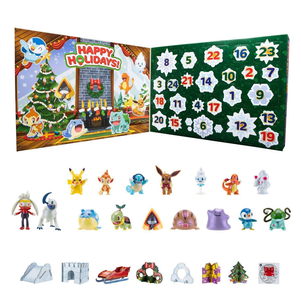 Pokémon Deluxe Holiday Calendar 2023 Battle Figure Multipack (Target Exclusive) | Target
