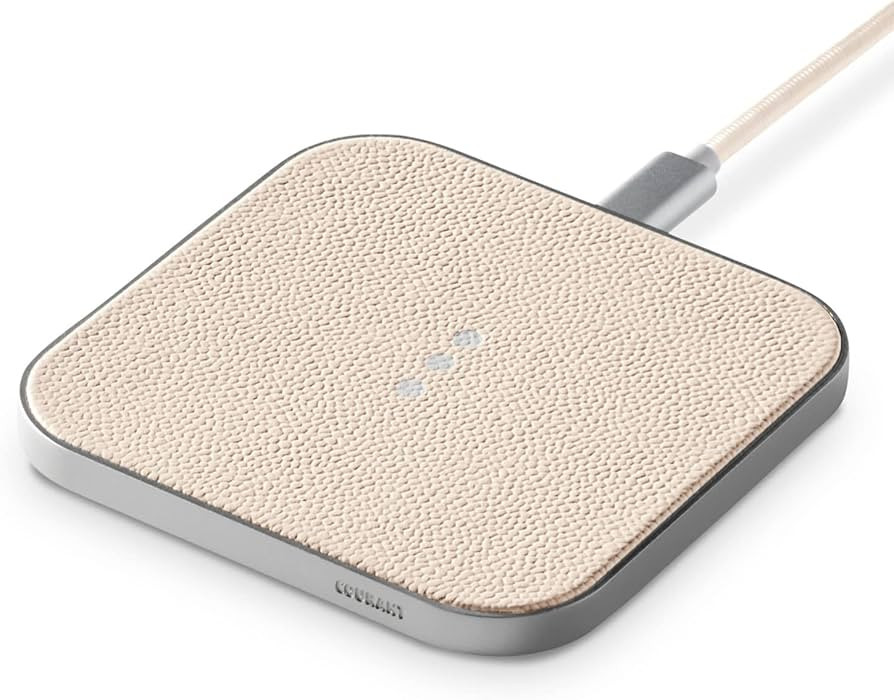 Courant Catch:1 Classics - Italian Leather Wireless Charging Pad - Qi-Certified - Compatible with... | Amazon (US)