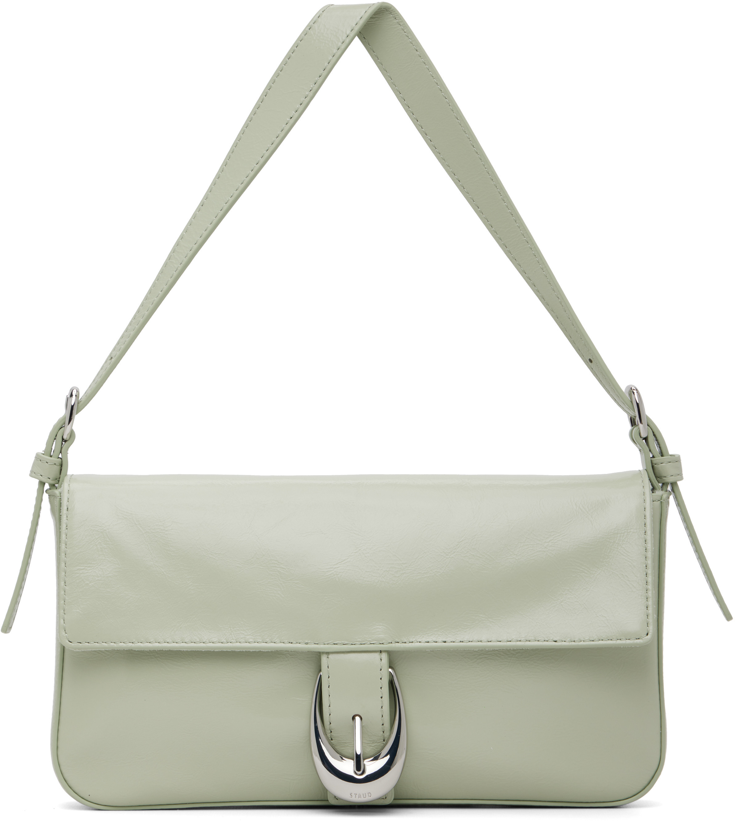 Staud Green Harlow Bag | SSENSE