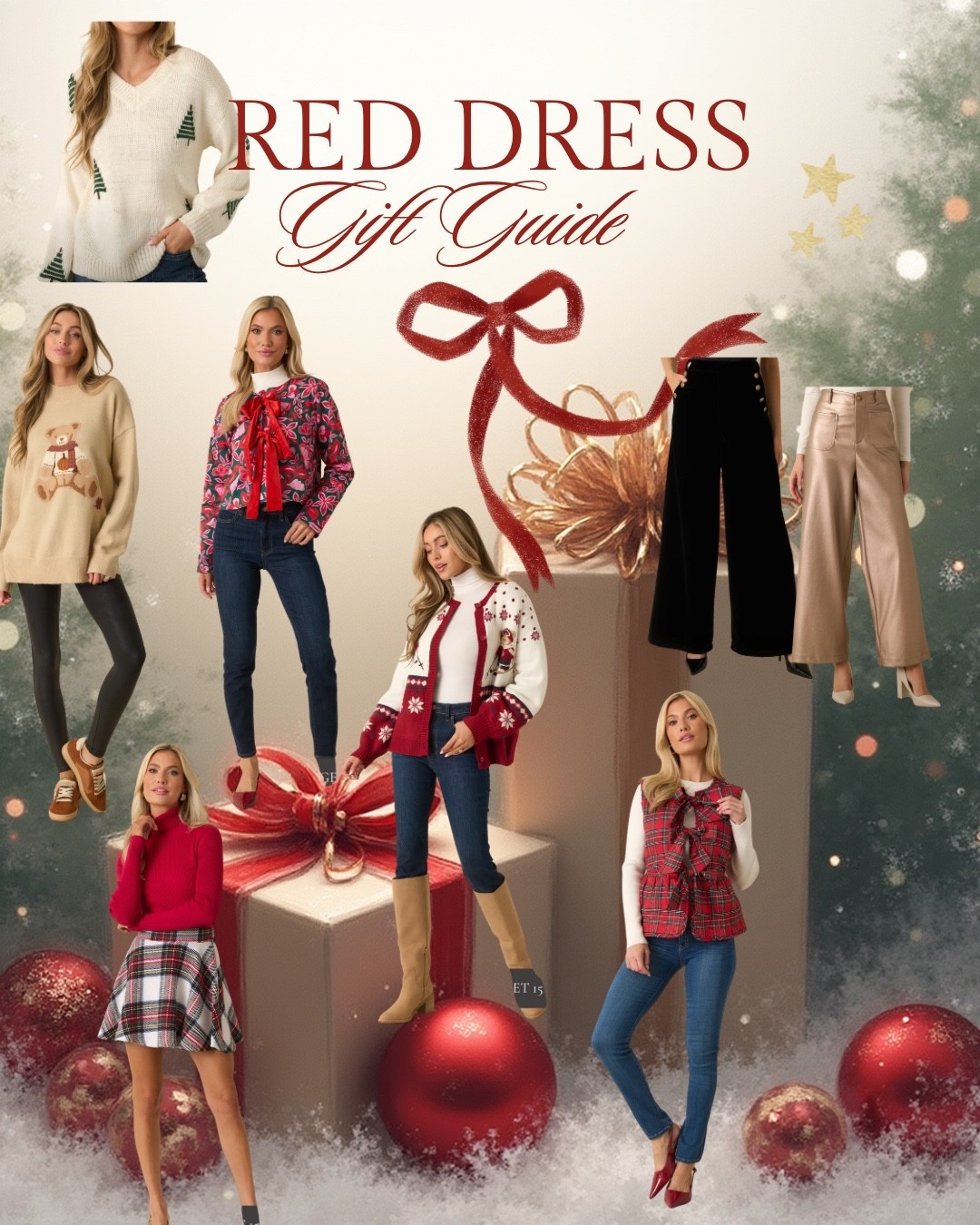 Red Dress Holiday Favorites for her

#LTKHoliday #LTKCyberWeek #LTKGiftGuide