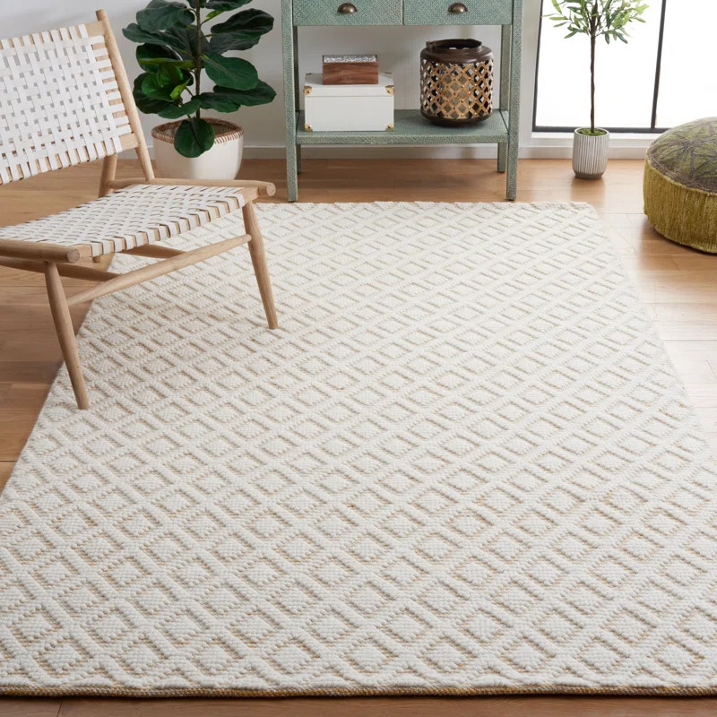 Nystead Flatweave Wool Geometric Rug | Wayfair North America