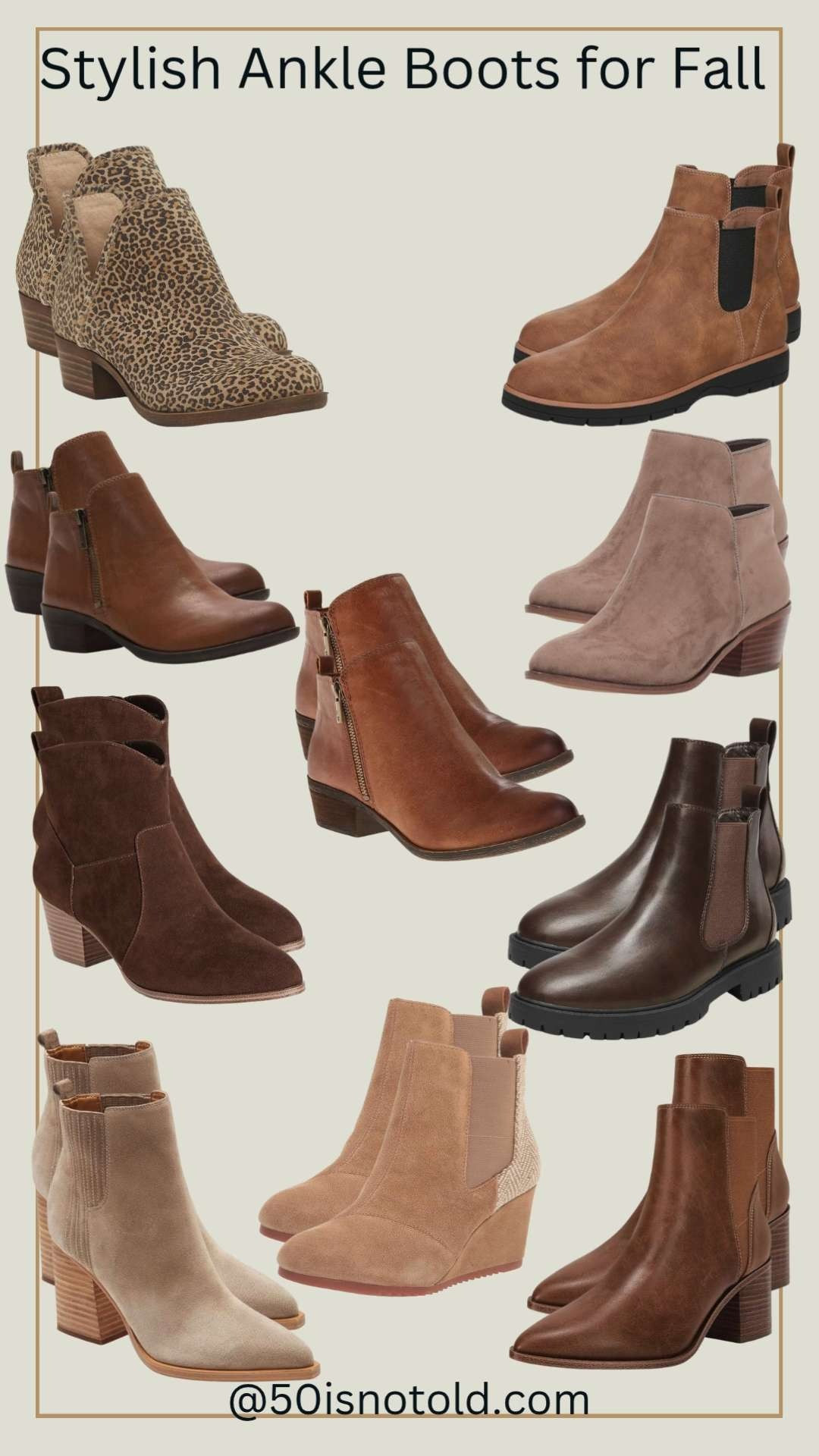 Gurls, it’s boot season and these Amazon and Walmart finds are so good! From sleek leather to soft suede and even a touch of leopard print, these ankle boots are perfect with jeans, dresses, or leggings. Cute, comfy, and budget-friendly—what’s not to love? ✨ 

 #FallFashion #50IsNotOld #AmazonFashion #WalmartFashion #LTKSeasonal #LTKFindsUnder100 #LTKStyleTip