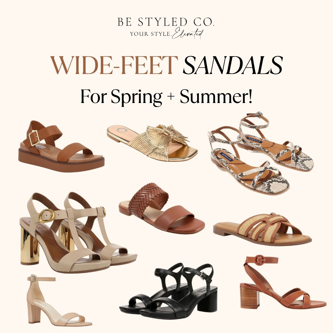 We have a lot of clients that struggle finding cute sandals for wide feet - sharing our favorite sandals here that come in wides! 

#LTKShoeCrush #LTKOver40 #LTKStyleTip