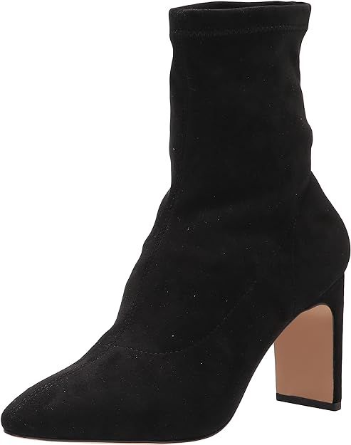 Amazon.com: The Drop Women's Jane High Heel Pull-On Sock Boot, Black, 7 : Clothing, Shoes & Jewel... | Amazon (US)
