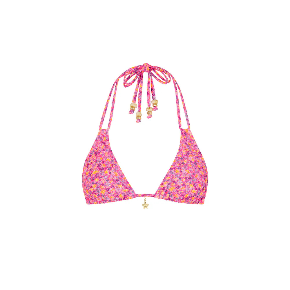 Halter Bralette Bikini Top - Gelato Bloom | Kulani Kinis US