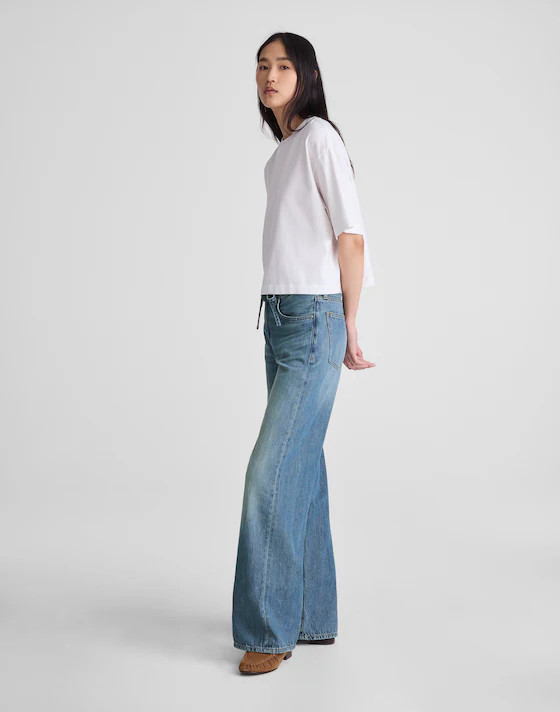 The Ultimate Wide-Leg Jean in Airy Denim | Madewell